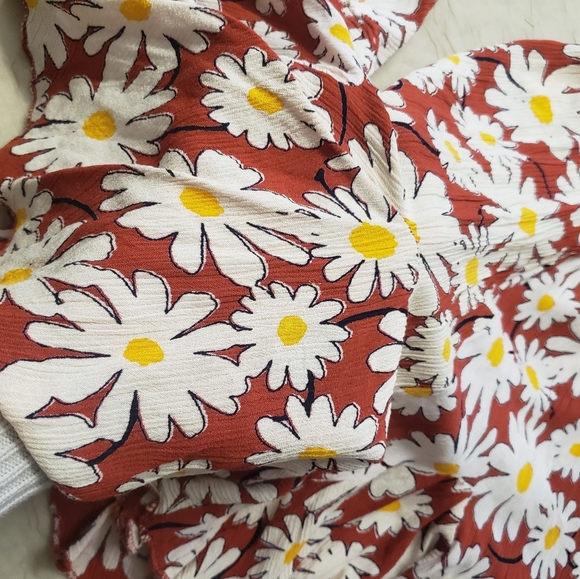 Angie Floral Tired Ruffle Shift Skirt Multi-Color Women's Size M. - Picture 9 of 11